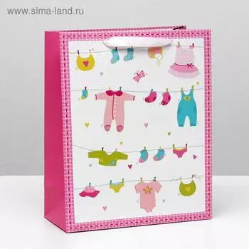 Пакет ламинированный, 26 x 32 x 12 см