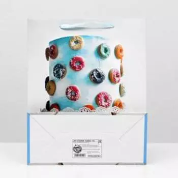 Пакет подарочный ламинированный, 26 x 32 x 12 см