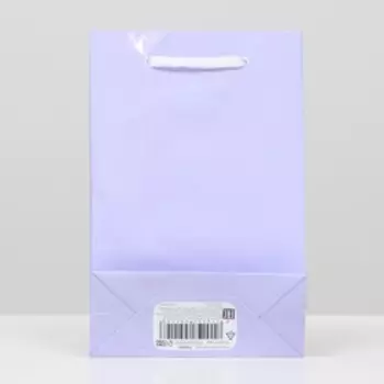 Пакет ламинированный, фиолетовый, 17,5 х 11,5 х 5 см