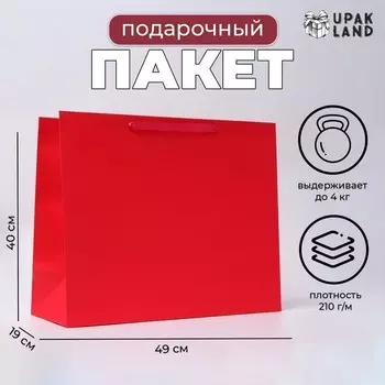Пакет ламинированный горизонтальный «Фуксия», XL 494019 см