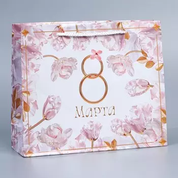 Пакет ламинированный горизонтальный «Нежность», ML 21 × 25 × 8 см