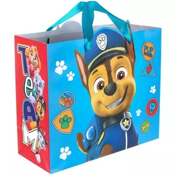 Пакет подарочный, 23х27х11 см, упаковка, Щенячий патруль
