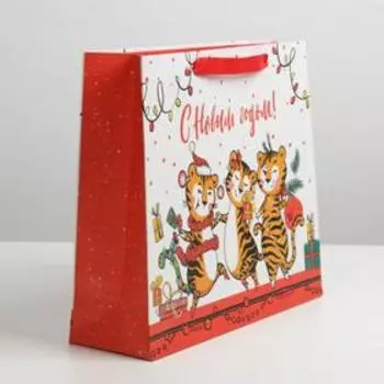 Пакет ламинированный горизонтальный «Веселушки», M 26 × 30 × 9 см