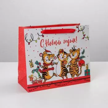 Пакет ламинированный горизонтальный «Веселушки», ML 27 × 23 × 11.5 см