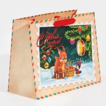 Пакет ламинированный горизонтальный «Зимний вечер», MS 18 23 10 см