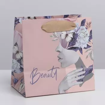 Пакет подарочный ламинированный квадратный, упаковка, «К мечте», 14 х 14 х 9 см