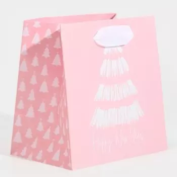 Пакет ламинированный квадратный «Любовь и добро», 14 × 14 × 9 см