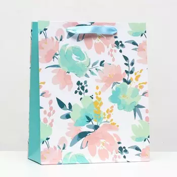 Пакет ламинированный «Нежный маятник» 26 x 32 x 12 см