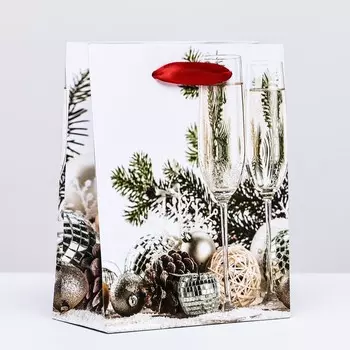 Пакет ламинированный «Новогоднее утро» 11.514.56 см