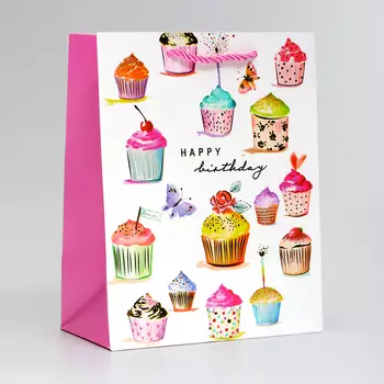 Пакет ламинированный «Пирожное», MS 182310 см