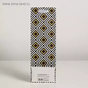 Пакет ламинированный под бутылку, 12936 см