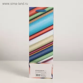 Пакет ламинированный под бутылку, 12936 см