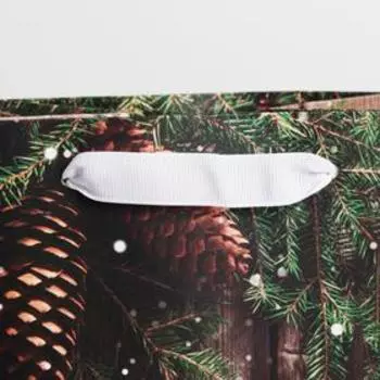 Пакет подарочный новогодний ламинированный под бутылку «Счастье в Новом году», 13 х 36 х 10 см