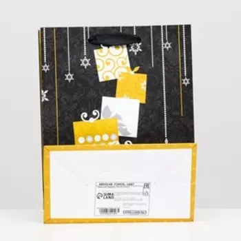 Пакет ламинированный "Подарки" 18 х 23 х 10