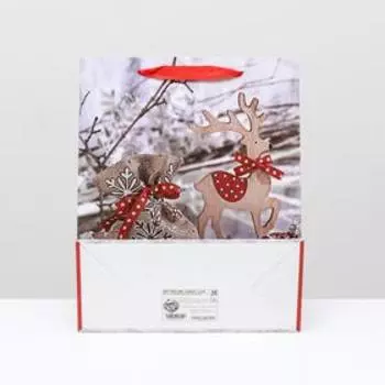 Пакет ламинированный "Подарочный", 26 x 32 x 12 см