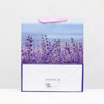 Пакет ламинированный «Полевые цветы» 26 x 32 x 12 см