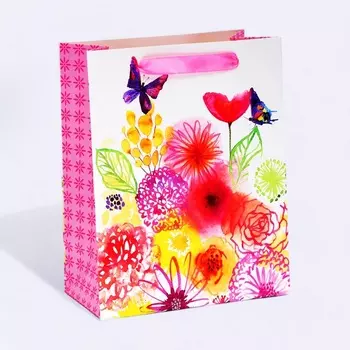 Пакет ламинированный «Полевые цветы», MS 18 23 10 см