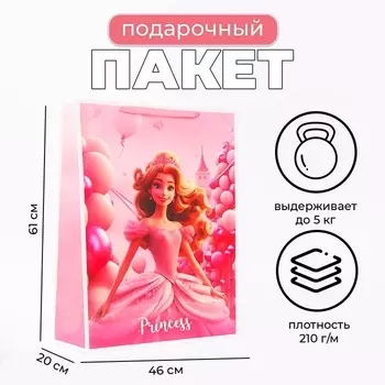 Пакет ламинированный Princess, XXL 466120 см