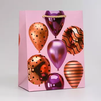 Пакет ламинированный «Шарики», MS 18 23 10 см