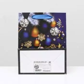 Пакет ламинированный "Синие игрушки", 18 x 23 x 10 см