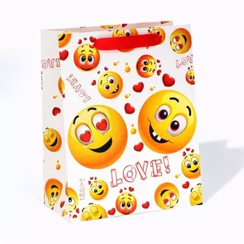 Пакет ламинированный « Смайлик», MS 182310 см