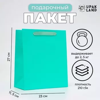 Пакет подарочный ламинированный «Тиффани», ML 232711.5 см