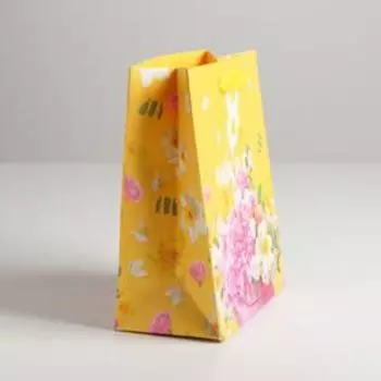 Пакет ламинированный вертикальный «Букет», MS 18 × 23 × 10 см