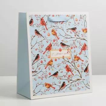 Пакет ламинированный вертикальный «Морозное утро», ML 23 27 11.5 см