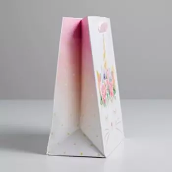 Пакет подарочный ламинированный вертикальный, упаковка, «Мур», MS 18 х 23 х 10 см