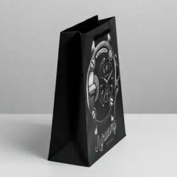 Пакет подарочный ламинированный вертикальный, упаковка, «Мужская элегантность», S 12 х 15 х 5.5 см