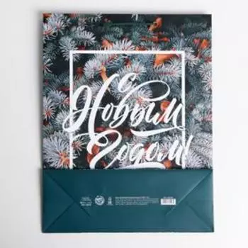 Пакет ламинированный вертикальный «Новогодняя пора», L 31 × 40 × 9 см