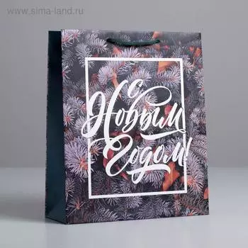 Пакет ламинированный вертикальный «Новогодняя пора», ML 23 x 27 8 см