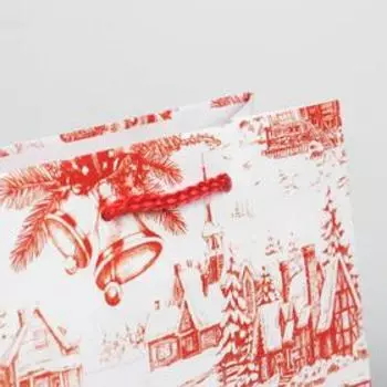 Пакет ламинированный вертикальный «Новогодняя пора», MS 18 × 23 × 8 см