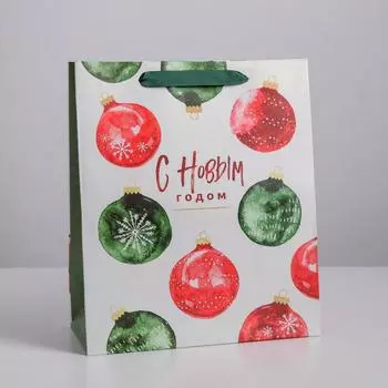 Пакет ламинированный вертикальный «Шарики», ML 23 × 27 × 11,5 см