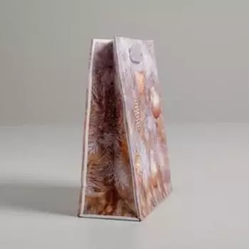 Пакет ламинированный вертикальный «Снежная зима», S 12 × 15 × 5.5 см