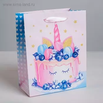 Пакет ламинированный вертикальный «Sweet», S 11 × 14 × 5,5 см