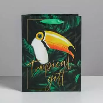 Пакет ламинированный вертикальный Tropical gift, MS 18 × 23 × 10 см