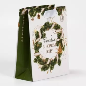 Пакет ламинированный вертикальный «Венок», 12 × 15 × 5,5 см