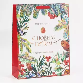 Пакет ламинированный вертикальный «Яркий праздник», L 31 × 40 × 11,5 см