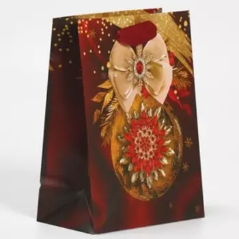 Пакет ламинированный вертикальный «Золотой шар», 12 15 5,5 см