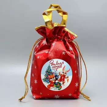 Пакет-мешок из нетканного материала «Новогодняя детвора», 25 32 см