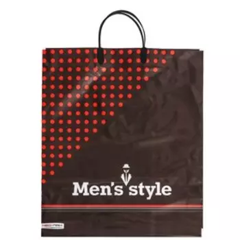 Пакет "Мужской вкус", полиэтиленовый, с пластиковой ручкой, 38 х 44 см, 90 мкм