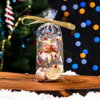 Пакет новогодний фасовочный БОПП, «Венок» 919 см