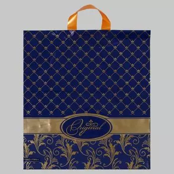 Пакет "ORIGINAL Винтаж", полиэтиленовый с петлевой ручкой, 40x43 см, 95 мкм