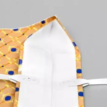 Пакет "Ожерелье с бирюзой", полиэтиленовый с пластиковой ручкой, 36 х 37 см, 100 кмм