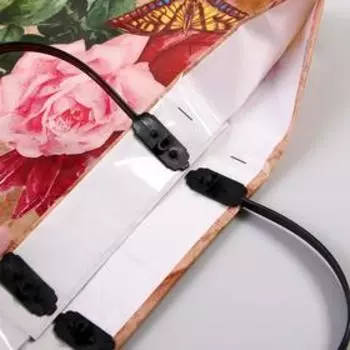 Пакет «Париж с розами», полиэтиленовый с пластиковой ручкой, 3735 см, 90 мкм