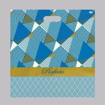 Пакет "Перфекто Паскаль", полиэтиленовый с вырубной ручкой, 90 мкм, 42х48 см