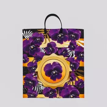 Пакет "Пламер", глянец полиэтиленовый с пластиковой ручкой, 38х45 см, 100 мкм