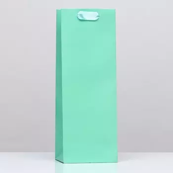 Пакет под бутылку «Бирюзовый» 133610 см, 1 шт.