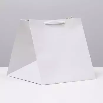 Пакет под торт 30х30х30cm Белый, 1шт